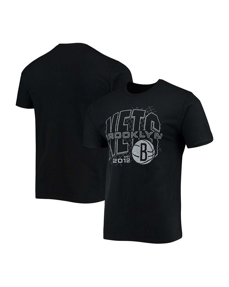 Men's Black Brooklyn Nets Playground T-shirt $22.94 T-Shirts