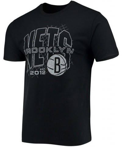 Men's Black Brooklyn Nets Playground T-shirt $22.94 T-Shirts