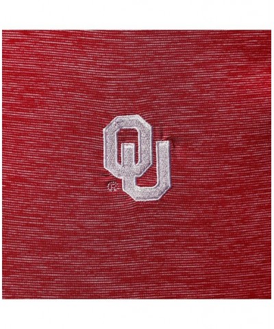 Men's Crimson Oklahoma Sooners Textured Constance Polo Shirt $28.04 Polo Shirts