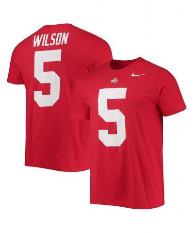 Men's Garrett Wilson Scarlet Ohio State Buckeyes 2022 NFL Draft Name and Number T-shirt $20.00 T-Shirts