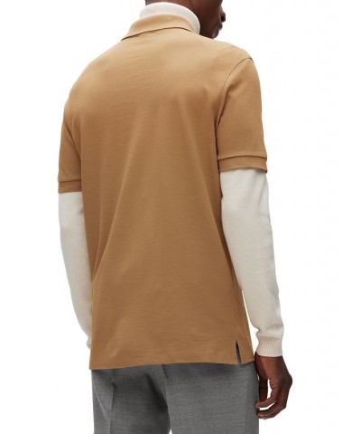 BOSS Men's Cotton Polo Shirt Tan/Beige $46.44 Polo Shirts