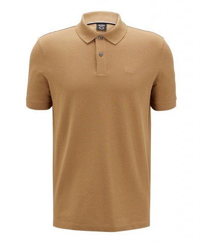 BOSS Men's Cotton Polo Shirt Tan/Beige $46.44 Polo Shirts