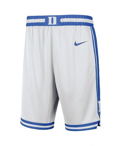 Men's White Duke Blue Devils Limited Basketball Shorts $35.69 Shorts