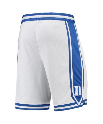 Men's White Duke Blue Devils Limited Basketball Shorts $35.69 Shorts