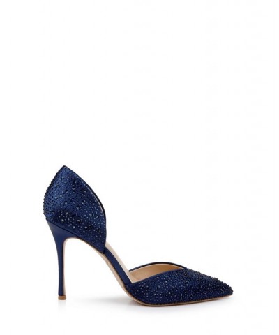 Women's Grace Evening Pump Blue $52.89 Shoes