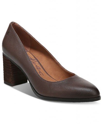 Women's Gloria Block-Heel Pumps PD02 $47.60 Shoes