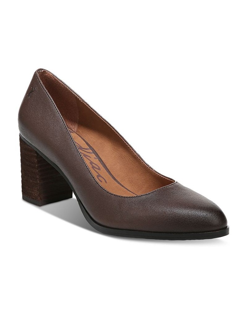 Women's Gloria Block-Heel Pumps PD02 $47.60 Shoes