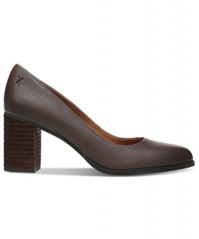 Women's Gloria Block-Heel Pumps PD02 $47.60 Shoes