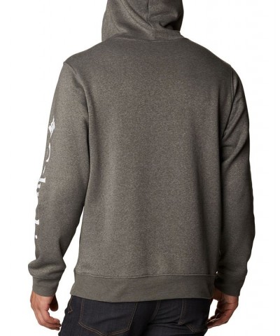 Men's Sleeve Logo Trek Hoodie Gray $20.00 Sweatshirt