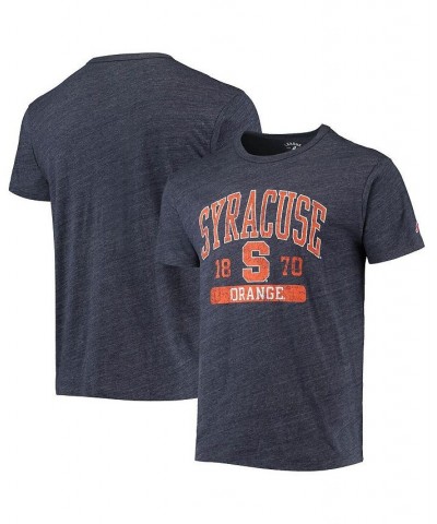 Men's Heathered Navy Syracuse Orange Volume Up Victory Falls Tri-Blend T-shirt $22.50 T-Shirts