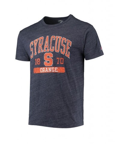 Men's Heathered Navy Syracuse Orange Volume Up Victory Falls Tri-Blend T-shirt $22.50 T-Shirts