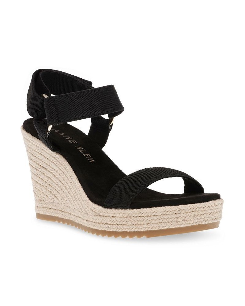 Women's Wit Wedge Sandal Black $45.54 Shoes