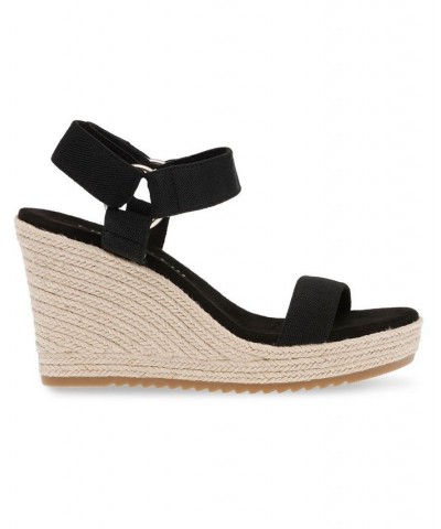 Women's Wit Wedge Sandal Black $45.54 Shoes