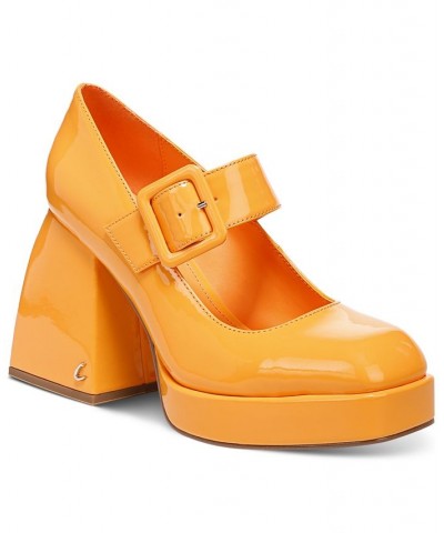 Circus by Sam Edelman Khiara Platform Mary Jane Pumps Orange $39.00 Shoes