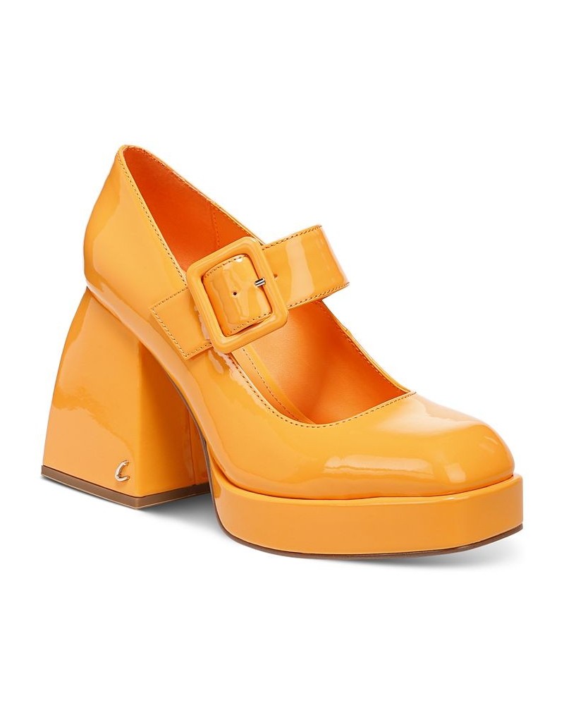 Circus by Sam Edelman Khiara Platform Mary Jane Pumps Orange $39.00 Shoes