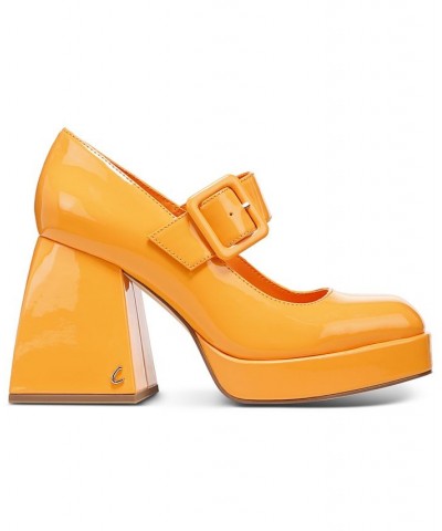 Circus by Sam Edelman Khiara Platform Mary Jane Pumps Orange $39.00 Shoes