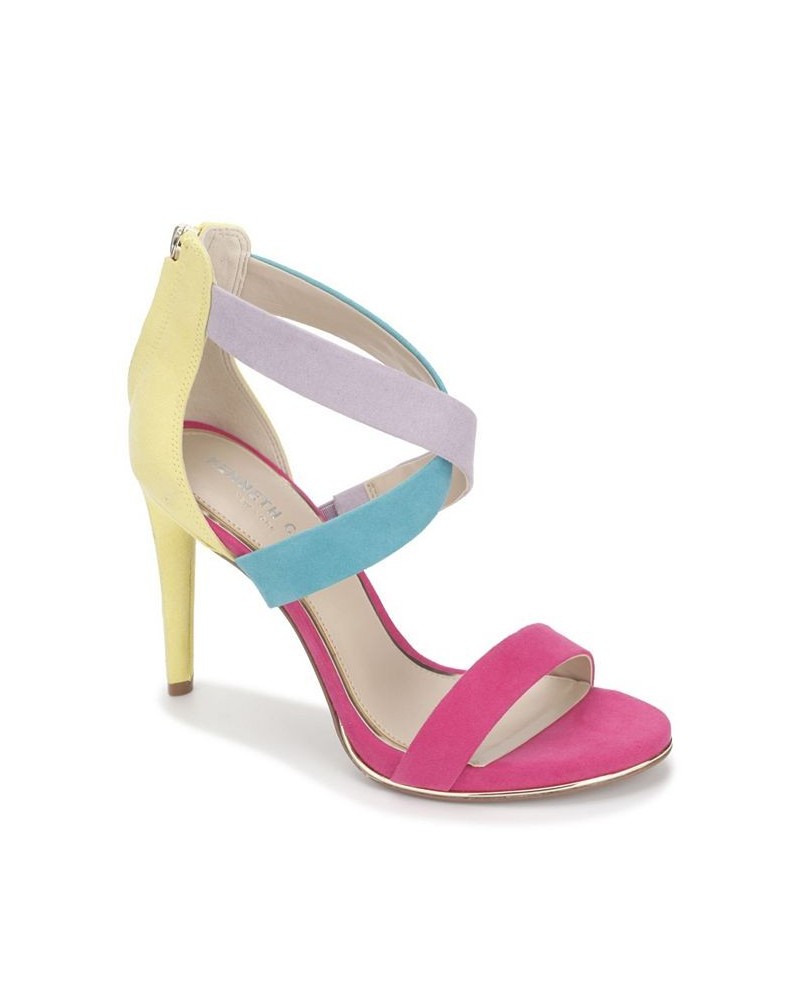 Women's Brooke Cross Dress Sandals Pink $52.80 Shoes