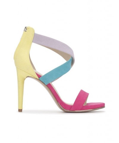 Women's Brooke Cross Dress Sandals Pink $52.80 Shoes