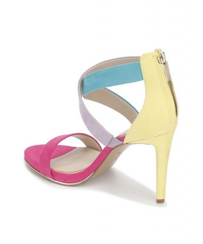 Women's Brooke Cross Dress Sandals Pink $52.80 Shoes