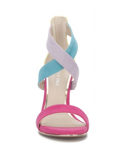 Women's Brooke Cross Dress Sandals Pink $52.80 Shoes