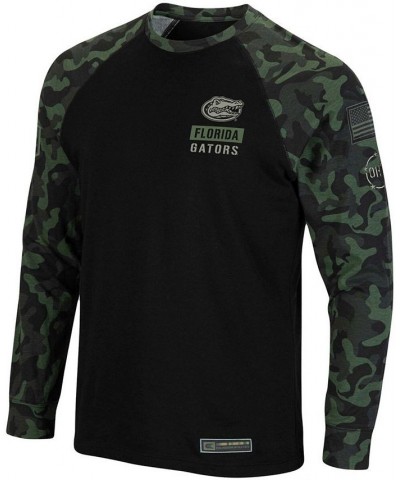 Men's Black Florida Gators OHT Military-Inspired Appreciation Camo Raglan Long Sleeve T-shirt $16.00 T-Shirts