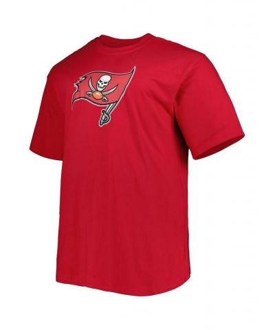 Men's Branded Tom Brady Red Tampa Bay Buccaneers Big and Tall Player Name and Number Logo T-shirt $21.15 T-Shirts