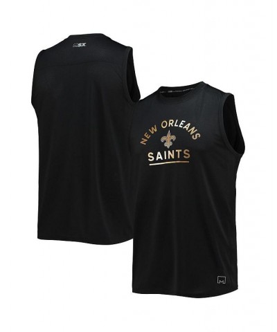 Men's Black New Orleans Saints Rebound Tank Top $28.59 T-Shirts