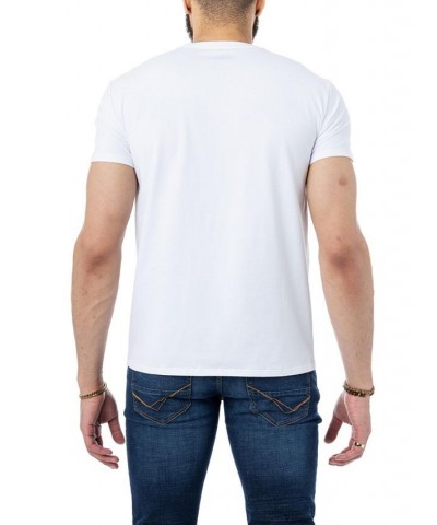 Men's Duel Tiger Rhinestone T-shirt White $18.45 T-Shirts