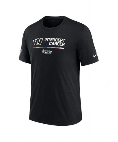 Men's Black Washington Commanders 2022 NFL Crucial Catch Performance T-shirt $21.59 T-Shirts