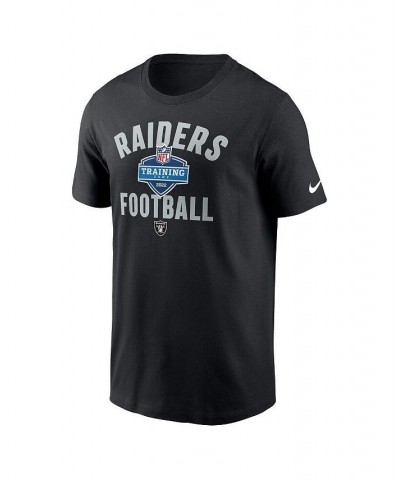 Men's Black Las Vegas Raiders 2022 Training Camp Athletic T-shirt $18.00 T-Shirts