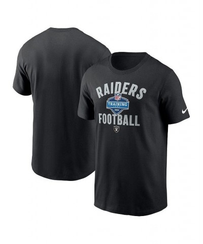 Men's Black Las Vegas Raiders 2022 Training Camp Athletic T-shirt $18.00 T-Shirts