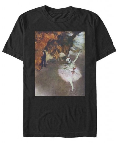 Men's Alien Degas Short Sleeve Crew T-shirt Black $14.35 T-Shirts