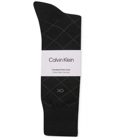 4-Pack Patterned Dress Socks Black $11.68 Socks