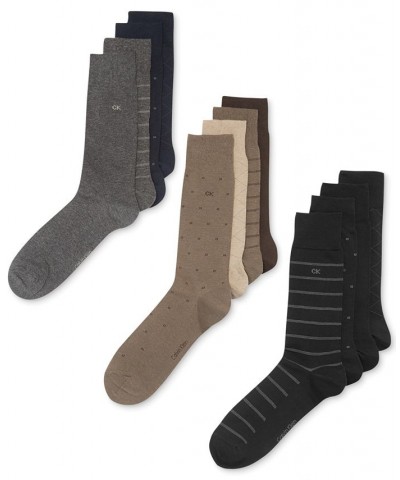 4-Pack Patterned Dress Socks Black $11.68 Socks