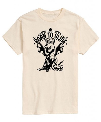 Men's Spyro Born To Glide T-shirt Tan/Beige $19.94 T-Shirts