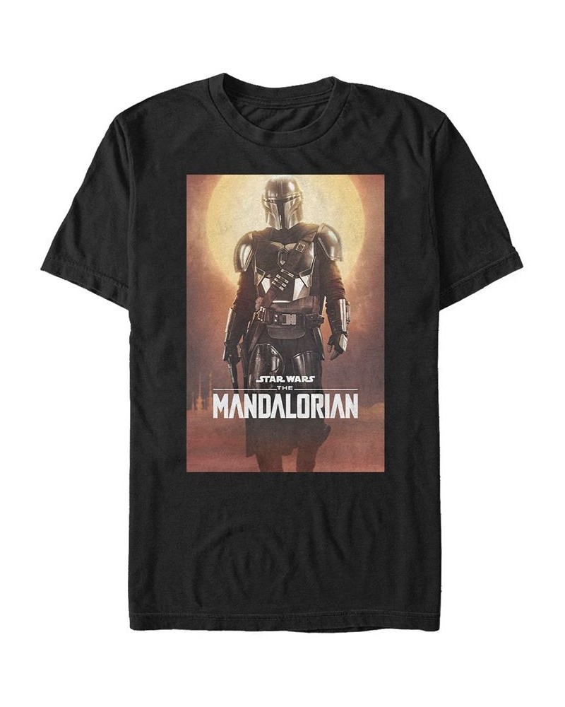 Men's Main Poster Short Sleeve Crew T-shirt Black $15.05 T-Shirts