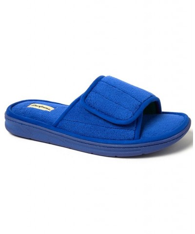 Men's Collin Terry Slide Slippers Blue $25.92 Shoes