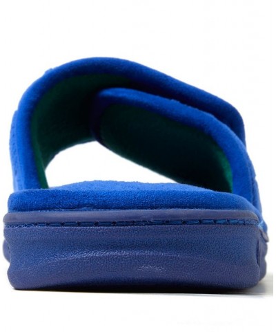 Men's Collin Terry Slide Slippers Blue $25.92 Shoes