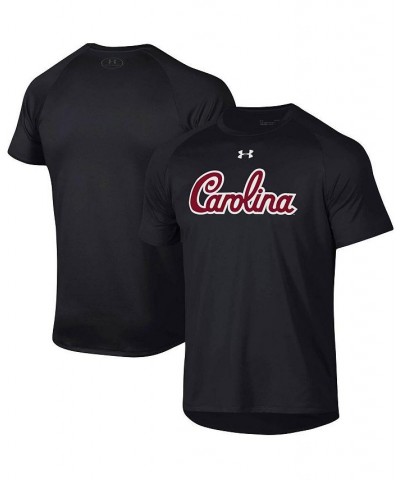 Men's Black South Carolina Gamecocks School Logo Tech 2.0 Performance Raglan T-shirt $20.00 T-Shirts