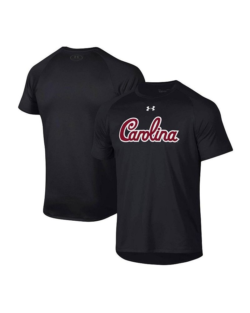 Men's Black South Carolina Gamecocks School Logo Tech 2.0 Performance Raglan T-shirt $20.00 T-Shirts