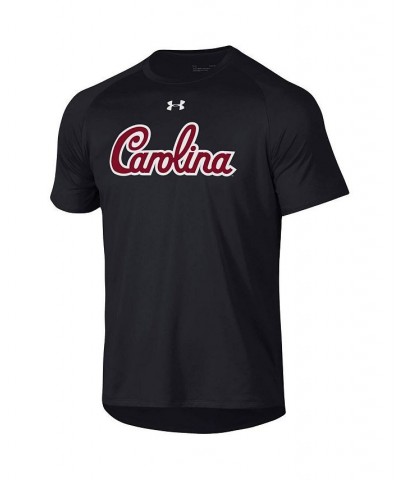 Men's Black South Carolina Gamecocks School Logo Tech 2.0 Performance Raglan T-shirt $20.00 T-Shirts