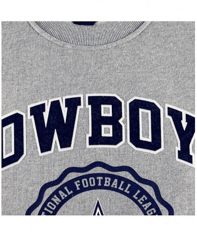 Men's Heather Gray Dallas Cowboys Ronald Crew Sweatshirt $41.40 Sweatshirt