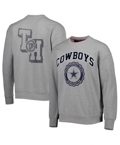 Men's Heather Gray Dallas Cowboys Ronald Crew Sweatshirt $41.40 Sweatshirt