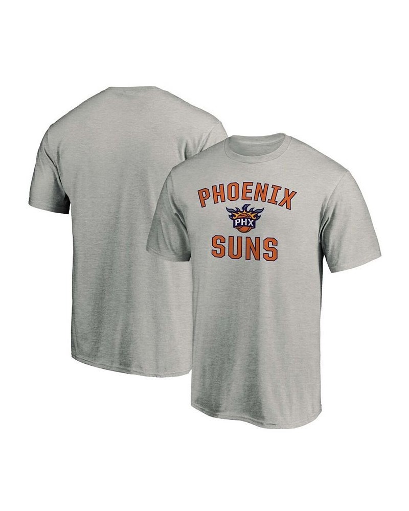 Men's Heathered Gray Phoenix Suns Team Victory Arch T-shirt $12.40 T-Shirts