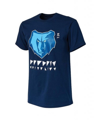 Men's NBA x Naturel Navy Memphis Grizzlies No Caller ID T-shirt $25.80 T-Shirts