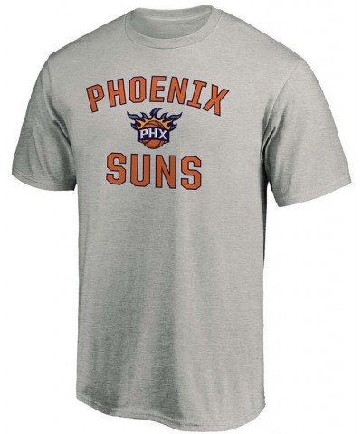 Men's Heathered Gray Phoenix Suns Team Victory Arch T-shirt $12.40 T-Shirts