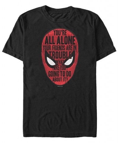 Marvel Men's Spider-Man Far From Home Big Face Quotes, Short Sleeve T-shirt Black $15.05 T-Shirts