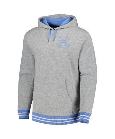 Men's Heather Gray North Carolina Tar Heels Pullover Hoodie $50.00 Sweatshirt