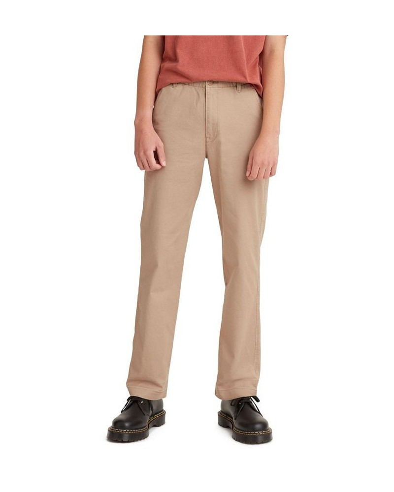 Men's XX Chino EZ-Waist Taper Leg Pants Brown $29.99 Pants