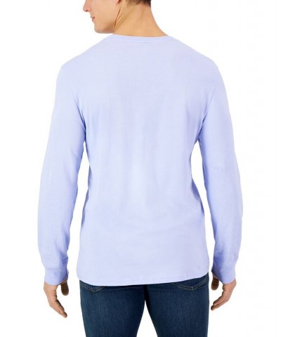 Men's V-Neck Long Sleeve T-Shirt PD06 $16.91 T-Shirts